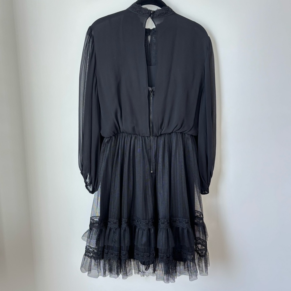 Alice + Olivia Black Lace Dress - Picture 6 of 9
